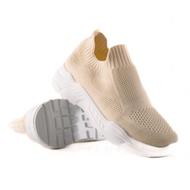 Bestelle Textile Slip-On Sneakers beige