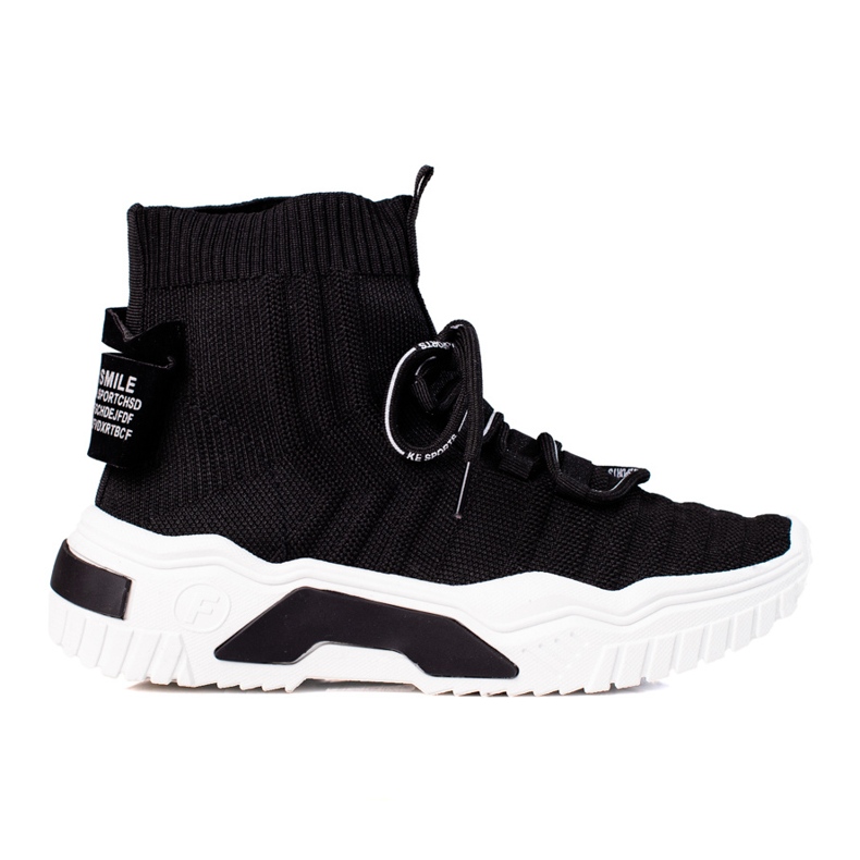 TRENDI Fashion sneakers with a sock black TRENDI Fashion sneakers with a sock black