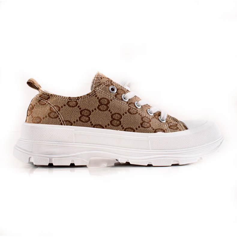 Bona Sneakers On The Platform With Patterns brown