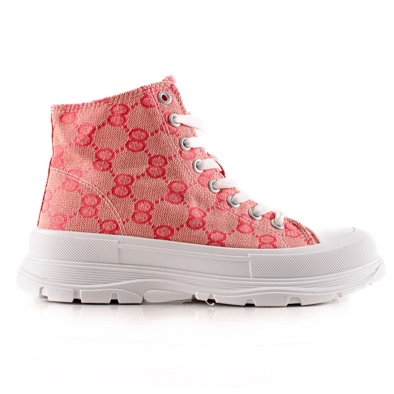 Bona Patterned high sneakers pink