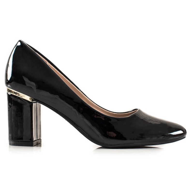Goodin Classic lacquered pumps black