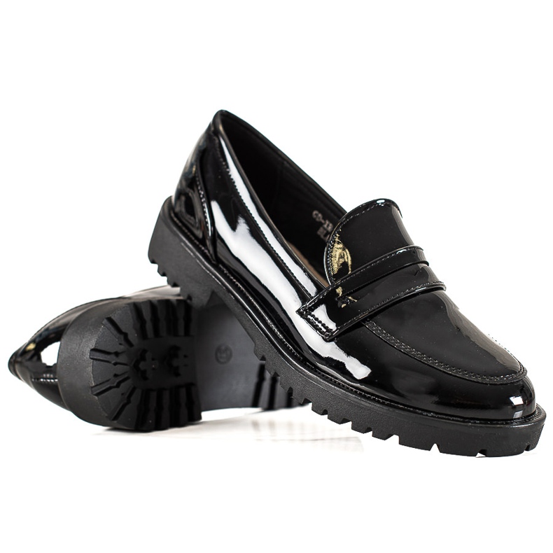 Goodin Black Moccasins