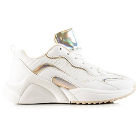 TRENDI Sneakers With Holo Effect white TRENDI Sneakers With Holo Effect white