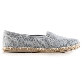 TRENDI Casual Slipony Espadrilles grey