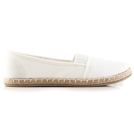 TRENDI Casual White Espadrilles