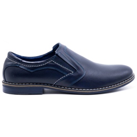 Olivier Elegant men's shoes 283LU navy blue