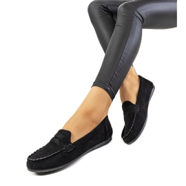 Black women's Nieves loafers