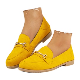 Yellow Aniria flat heel loafers
