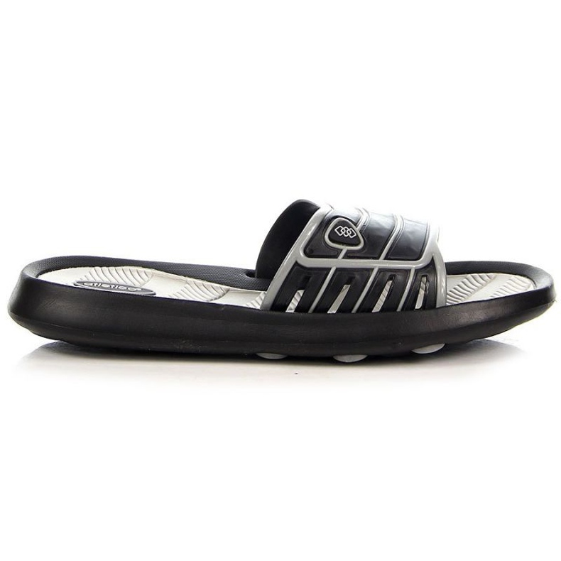 Atletico M ATC204A black rubber slippers