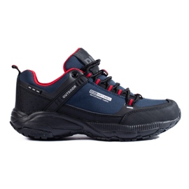DK Outdoor Trekking Shoes black navy blue