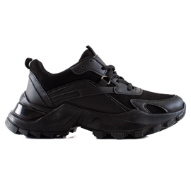 TRENDI Black Fashion Sneakers TRENDI Black Fashion Sneakers