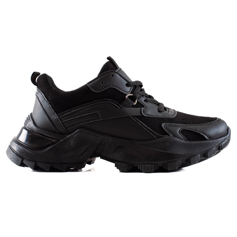 TRENDI Black Fashion Sneakers