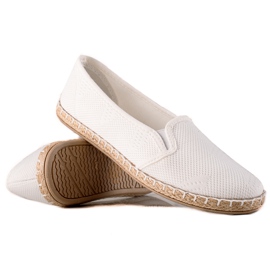 TRENDI Casual Slipony Espadrilles white