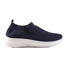 TRENDI Comfortable Slip-On Shoes navy blue