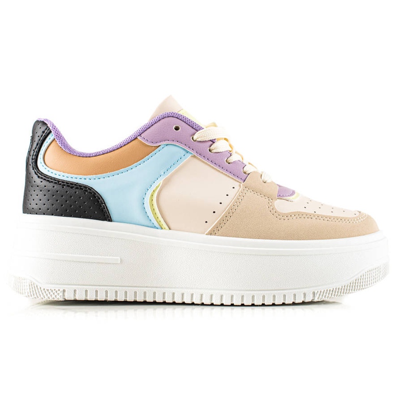 TRENDI Colorful fashionable sneakers beige multicolored TRENDI Colorful fashionable sneakers beige multicolored