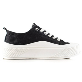 Seastar Black Sneakers On The Platform Seastar Black Sneakers On The Platform