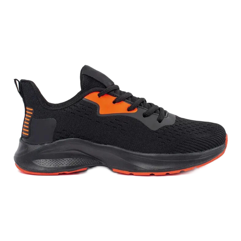 TRENDI Tied Sport Shoes black yellow