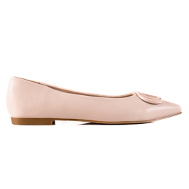 Seastar Beige ballerinas with an ornament