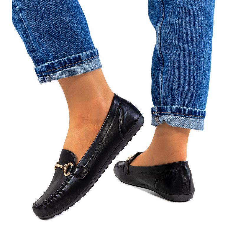 Black women's loafers from Ilana