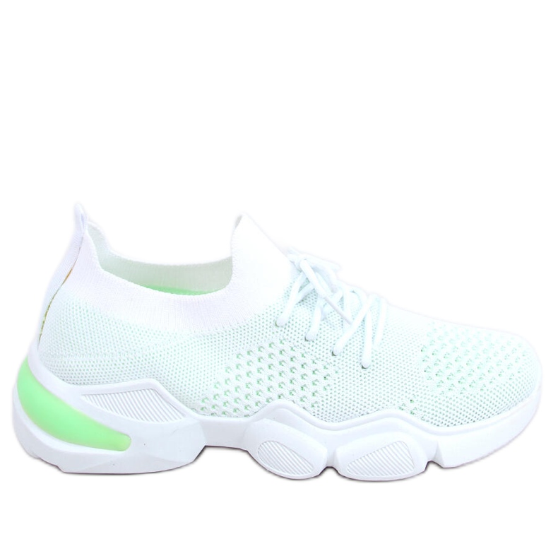 Harri Green socks white