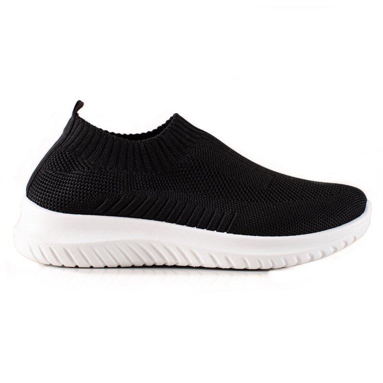 TRENDI Comfortable Slip-On Sneakers black