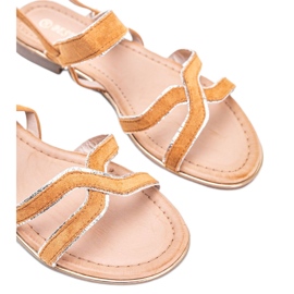 Rosina beige women's sandals yellow Rosina beige women's sandals yellow