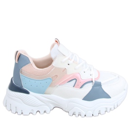 Vind Blue sneakers white multicolored