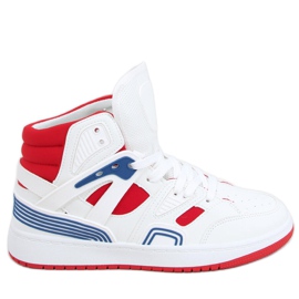 Pall White Red high-top sneakers blue