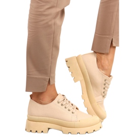 Golv Khaki trekking sneakers beige