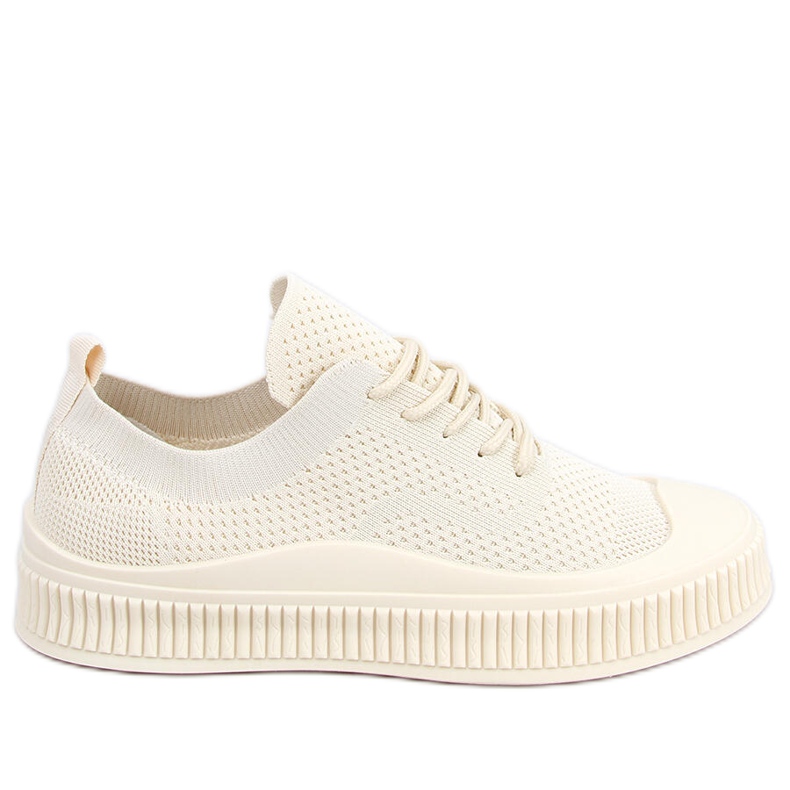 Women's socks Posten Beige sneakers Women's socks Posten Beige sneakers