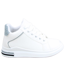 Sneakers on a hidden wedge Izumi WHITE / BLUE