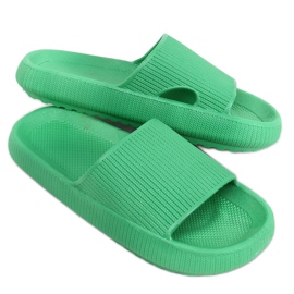 Yang Green cushion slippers