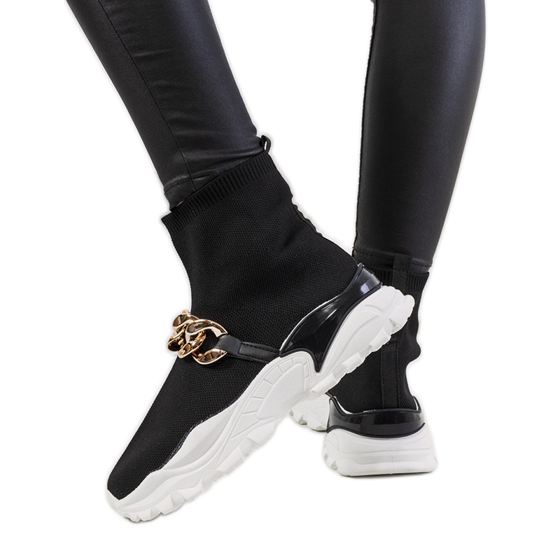 Hurtado black high sneakers