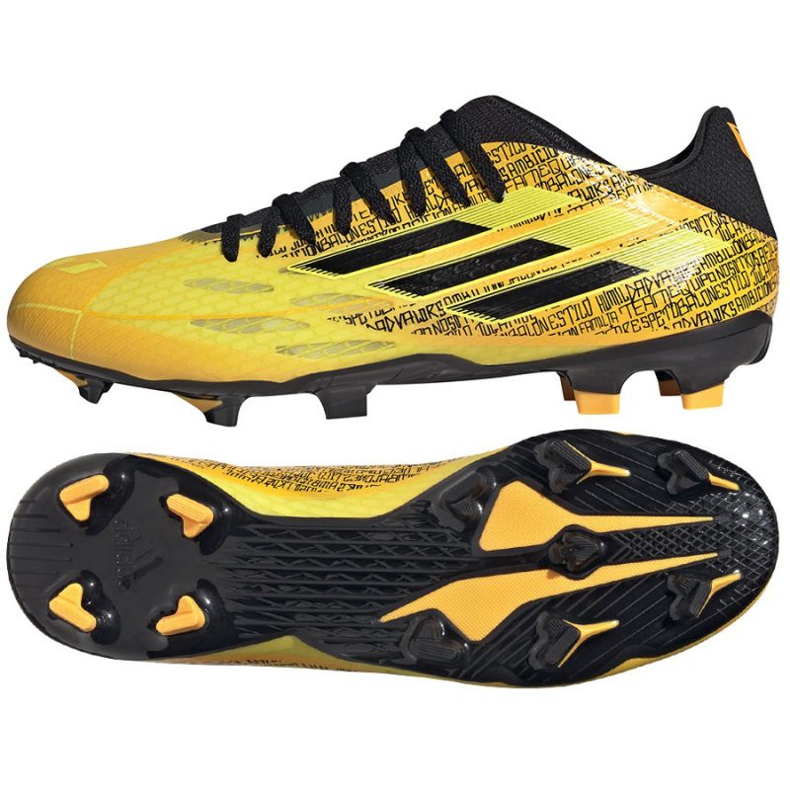 Adidas X Speedflow Messi.3 Fg M GW7419 football boots yellow yellows Adidas X Speedflow Messi.3 Fg M GW7419 football boots yellow yellows