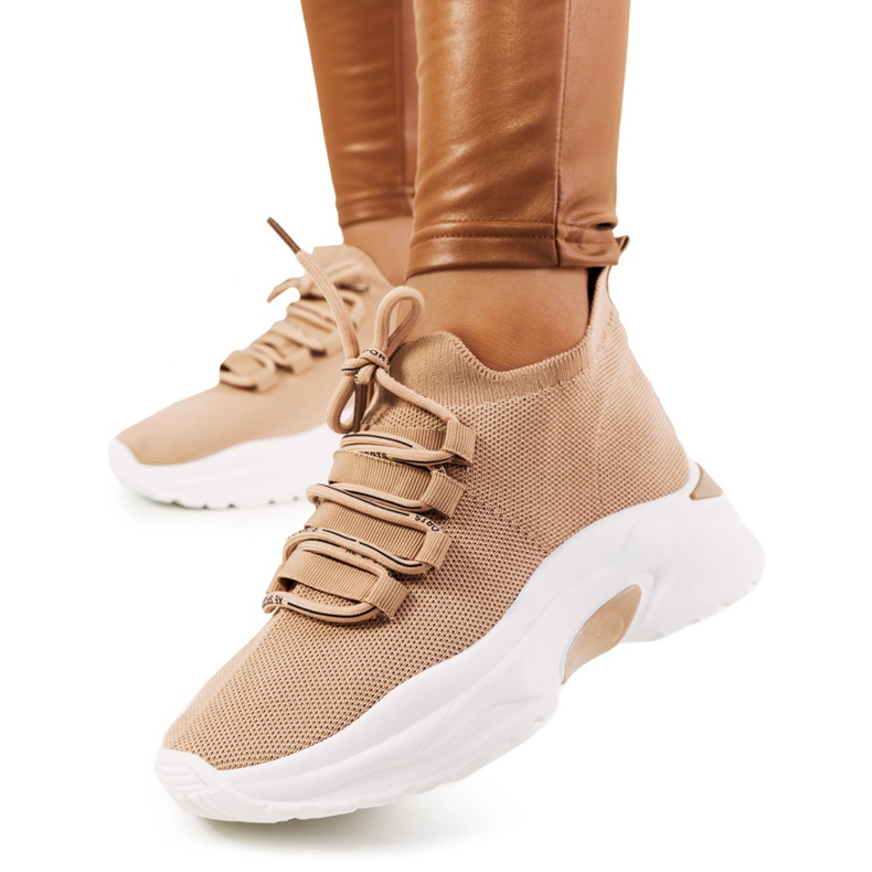 Beige women's Barraza sneakers