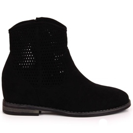 Openwork boots S. Barski W OLI141A black