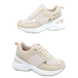 Sports shoes on a hidden Dafne Beige wedge