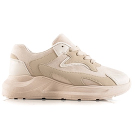 TRENDI Suede Sneakers beige TRENDI Suede Sneakers beige