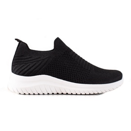 TRENDI Comfortable Slip-On Shoes black