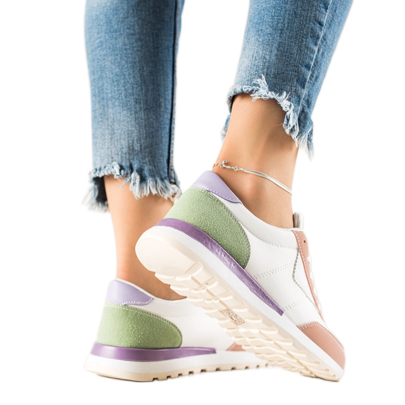 TRENDI Colorful Sports Shoes white multicolored