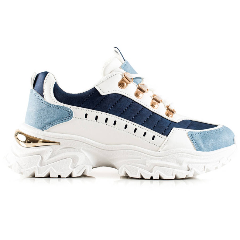 TRENDI Stylish Colorful Sneakers white blue TRENDI Stylish Colorful Sneakers white blue