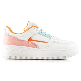 TRENDI Fashionable White Sneakers multicolored TRENDI Fashionable White Sneakers multicolored