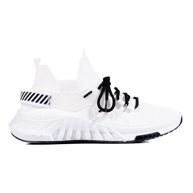 Weide Fashionable Textile Sneakers white