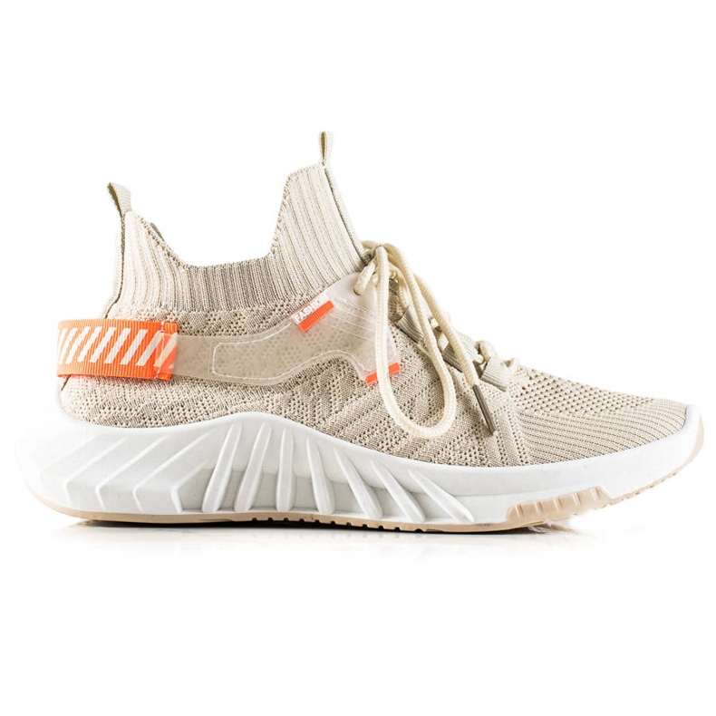 Weide Fashionable Textile Sneakers beige