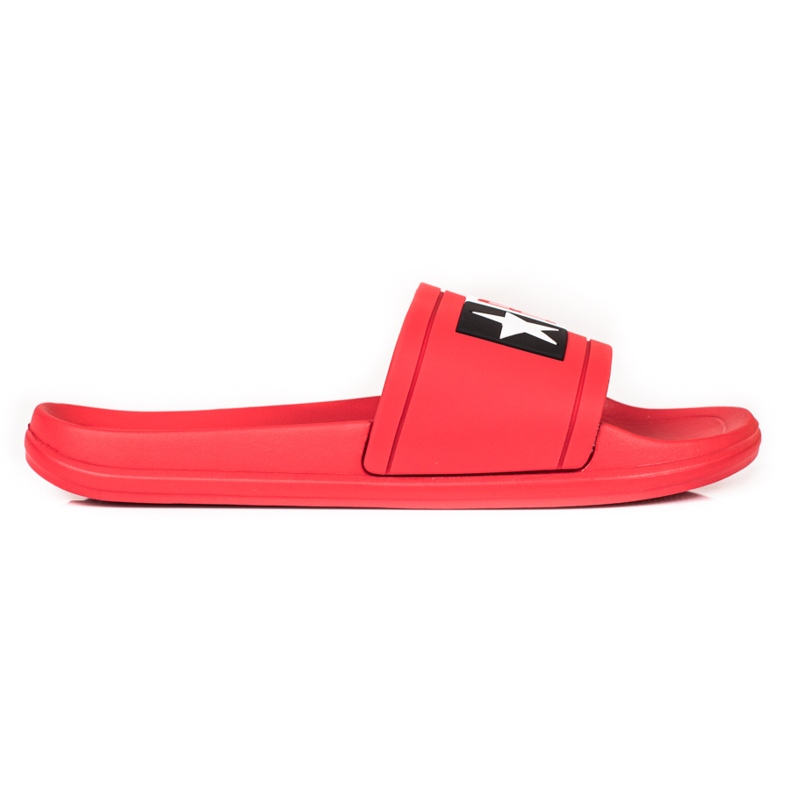 Women's Big Star slippers dd274a267 red