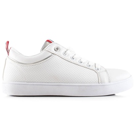 TRENDI Classic sport shoes made of eco leather white TRENDI Classic sport shoes made of eco leather white