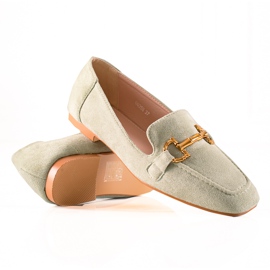 Lovit Stylish suede loafers green Lovit Stylish suede loafers green