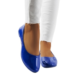 Odense blue patent ballerinas Odense blue patent ballerinas