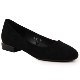 Suede ballerinas Sergio Leone W SK361A black Suede ballerinas Sergio Leone W SK361A black