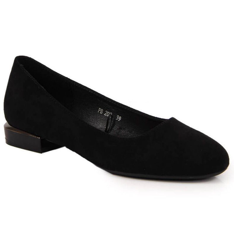 Suede ballerinas Sergio Leone W SK361A black